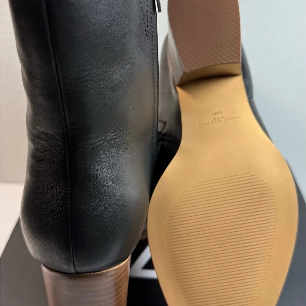 Marc Fisher Sleek Black Ankle Booties